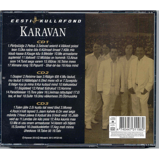 Караван / Karavan. Eesti kullafond. 3CD-box Караван / Karavan. Eesti kullafond. 3CD-box