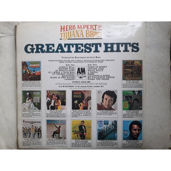 Herb Alpert / The Tijuana Brass Greatest hits Herb Alpert / The Tijuana Brass Greatest hits