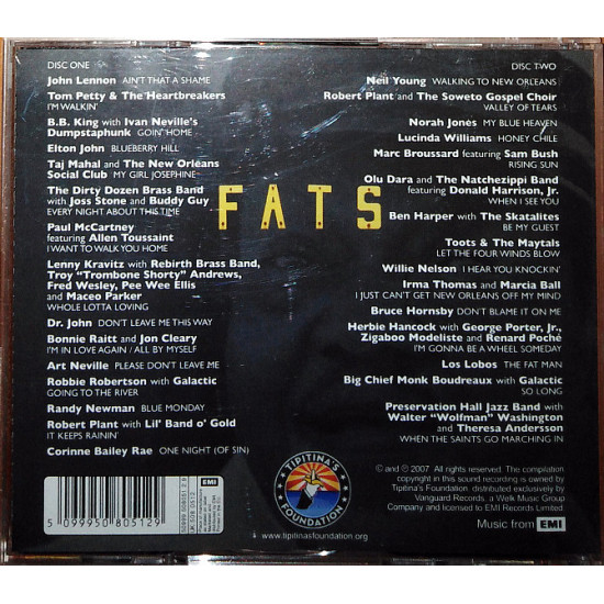 A tribute to Fats Domino – Goin’ home (2 CDs) (2007) A tribute to Fats Domino – Goin’ home (2 CDs) (2007)