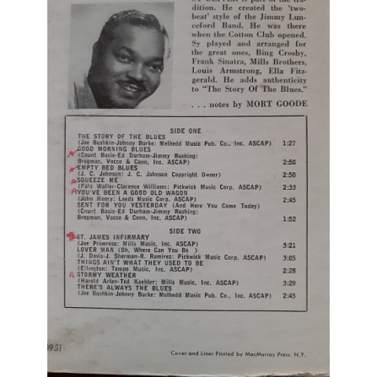 Vinyl record of LP Della Reese – The Story Of The Blues Vinyl record of LP Della Reese – The Story Of The Blues