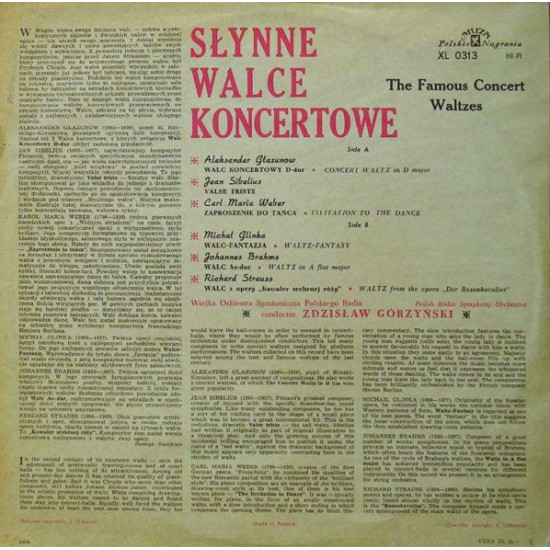 The Famous Concert Waltzes The Famous Concert Waltzes
