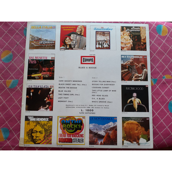 Vinyl record of LP Miriam Klein, Oscar Klein, Henry Chaix, Bob Carter, Hans Peter Giger – Blues Vinyl record of LP Miriam Klein, Oscar Klein, Henry Chaix, Bob Carter, Hans Peter Giger – Blues
