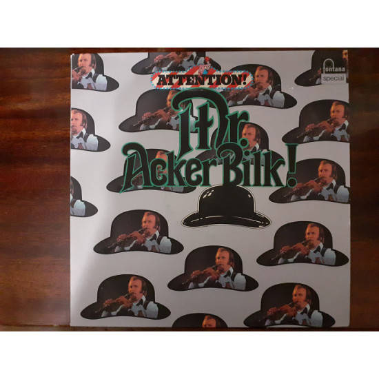 Vinyl record of LP Mr. Acker Bilk! – Attention! Mr. Acker Bilk! Vinyl record of LP Mr. Acker Bilk! – Attention! Mr. Acker Bilk!