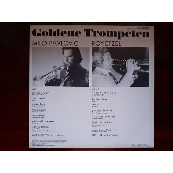 Vinyl record of LP Milo Pavlovic, Roy Etzel – Goldene Trompeten Vinyl record of LP Milo Pavlovic, Roy Etzel – Goldene Trompeten