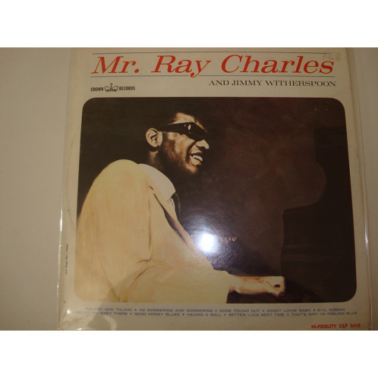 RAY CHARLES-JIMMY WITHERSPOON- Mr. Ray Charles With Jimmy Witherspoon 1964 США Jazz, Funk / Soul, B RAY CHARLES-JIMMY WITHERSPOON- Mr. Ray Charles With Jimmy Witherspoon 1964 США Jazz, Funk / Soul, B