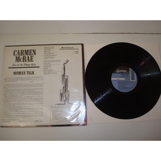 CARMEN McRAY-Woman Talk (Live At The Village Gate) 1966 Jazz, Pop Vocal CARMEN McRAY-Woman Talk (Live At The Village Gate) 1966 Jazz, Pop Vocal