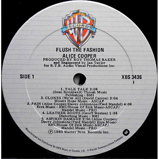 Alice Cooper (2) – Flush The Fashion Alice Cooper (2) – Flush The Fashion