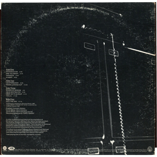 Grand Funk 2lp - Live Album 1970 USA Grand Funk 2lp - Live Album 1970 USA