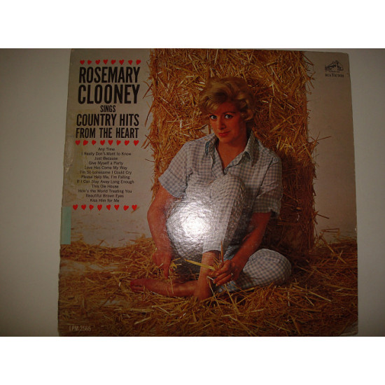 ROSEMARY CLOONEY-Rosemary Clooney Sings Country Hits From The Heart 1963 USA Pop, Folk, World, & Co ROSEMARY CLOONEY-Rosemary Clooney Sings Country Hits From The Heart 1963 USA Pop, Folk, World, & Co