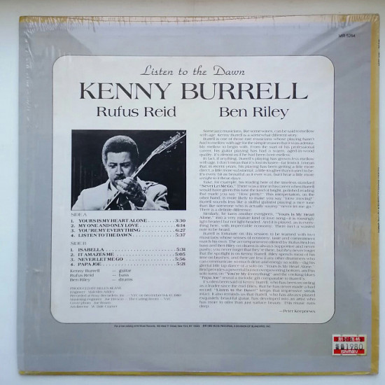 Kenny Burrell, Rufus Reid, Ben Riley – Listen To The Dawn Kenny Burrell, Rufus Reid, Ben Riley – Listen To The Dawn