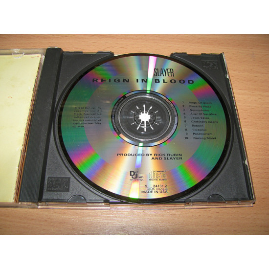 SLAYER - Reign In Blood (1986 Def Jam USA) SLAYER - Reign In Blood (1986 Def Jam USA)