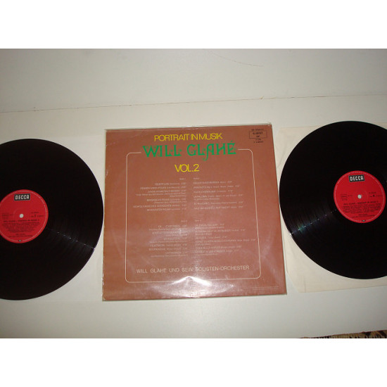 WILL GLAHE-Potrait In Musik Vol. 2 2LP Germ Pop, Folk, World, & Country Schlager, Volksmusik WILL GLAHE-Potrait In Musik Vol. 2 2LP Germ Pop, Folk, World, & Country Schlager, Volksmusik