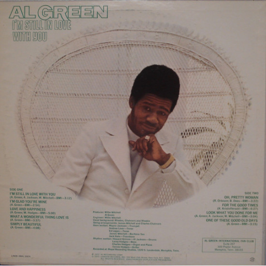 Al Green – I'm Still In Love With You Al Green – I'm Still In Love With You