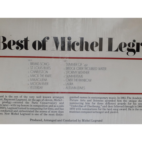 Вінілова платівка LP Michel Legrand - The Best Of Michel Legrand Вінілова платівка LP Michel Legrand - The Best Of Michel Legrand