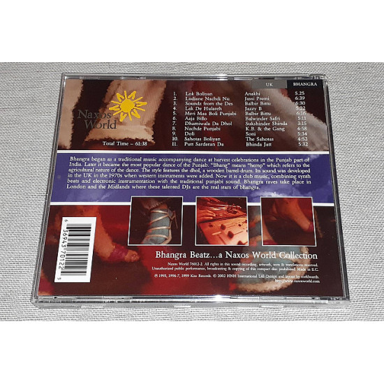 Фирменный Bhangra Beatz - A Naxos World Collection Фирменный Bhangra Beatz - A Naxos World Collection