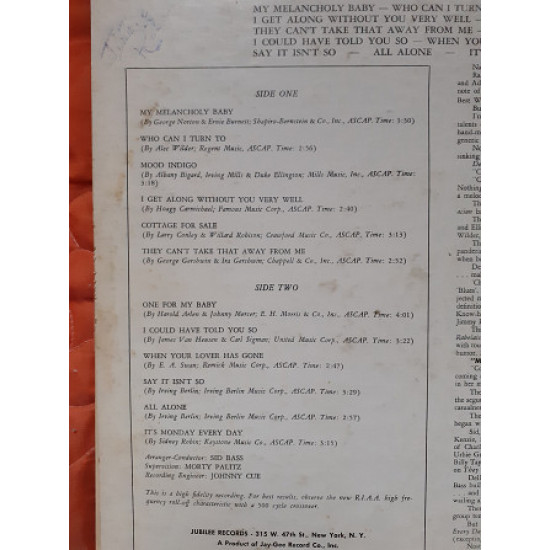 Vinyl record of LP Della Reese – Melancholy Baby Vinyl record of LP Della Reese – Melancholy Baby