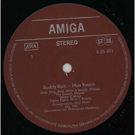 Buddy Rich Max Roach Buddy Rich Max Roach