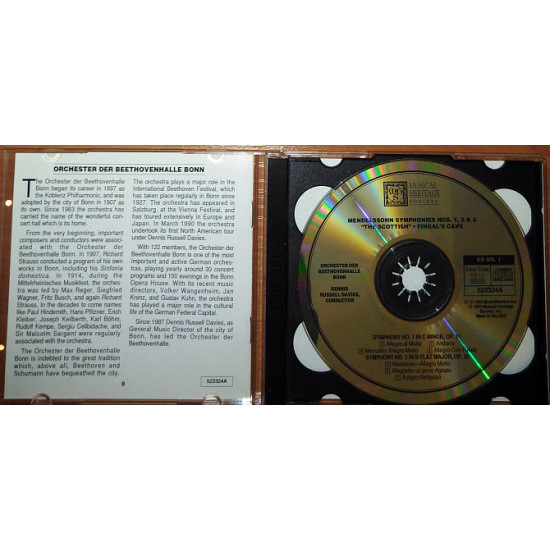 Dennis Russell Davies, Orchester Der Beethovenhalle Bonn - Mendelssohn, Symphonies Nos. 1, 2, & 3, Dennis Russell Davies, Orchester Der Beethovenhalle Bonn - Mendelssohn, Symphonies Nos. 1, 2, & 3,