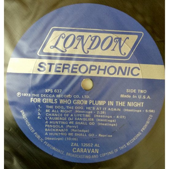 Caravan – For Girls Who Grow Plump In The Night Caravan – For Girls Who Grow Plump In The Night
