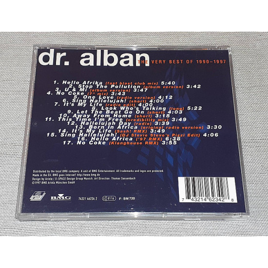 Фірменний Dr. Alban - The Very Best Of 1990 - 1997 Фірменний Dr. Alban - The Very Best Of 1990 - 1997