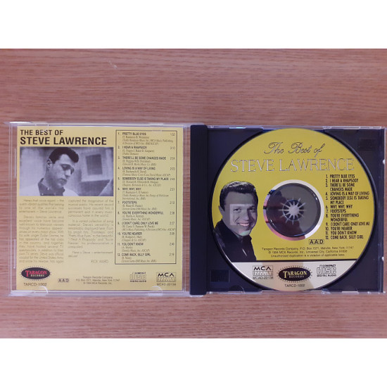 Compact disk signature CD Steve Lawrence – The Best Of Compact disk signature CD Steve Lawrence – The Best Of