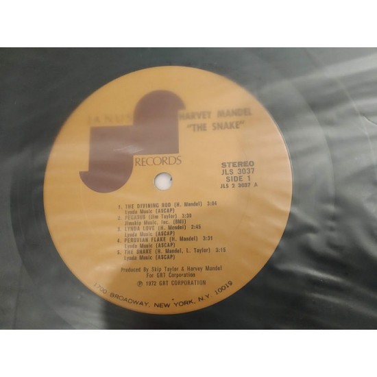 Harvey Mandel – The Snake, 1972/Janus, usa, Gatefold, m-//m/m- Harvey Mandel – The Snake, 1972/Janus, usa, Gatefold, m-//m/m-