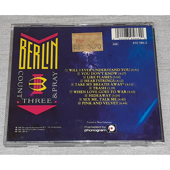 Фірменний Berlin - Count Three & Pray Фірменний Berlin - Count Three & Pray