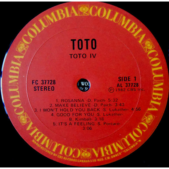 Toto – Toto IV Toto – Toto IV