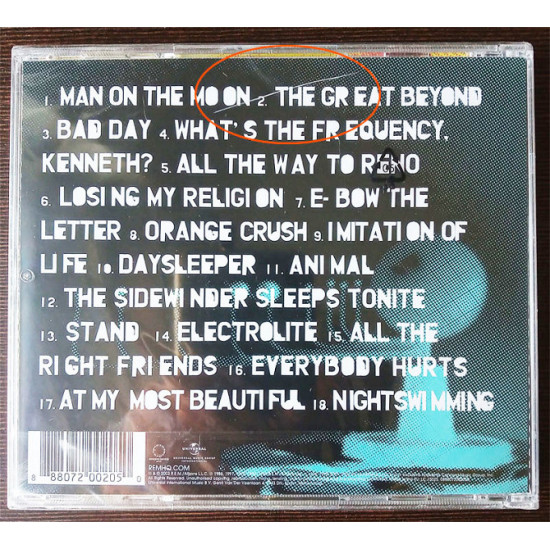 R.E.M. – In Time: The Best Of R.E.M. 1988-2003 (CD) R.E.M. – In Time: The Best Of R.E.M. 1988-2003 (CD)