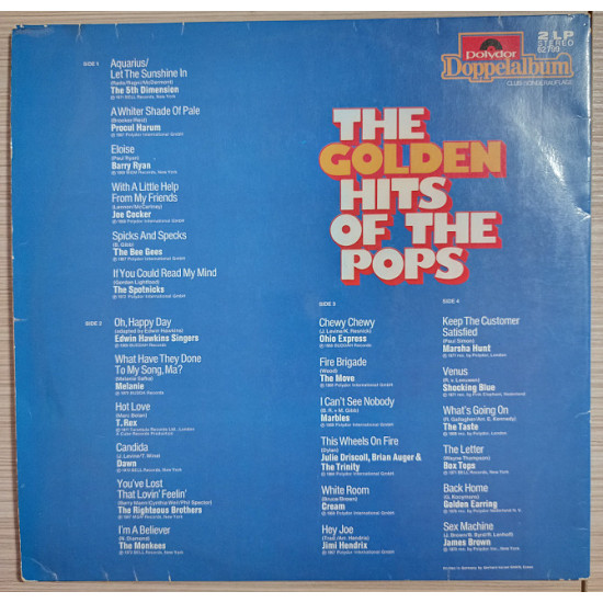 The Golden Hits Of The Pops The Golden Hits Of The Pops
