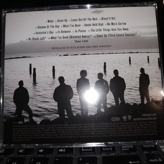 LINKIN PARK of '' MINUTES TO MIDNIGHT '' of CD LINKIN PARK of '' MINUTES TO MIDNIGHT '' of CD