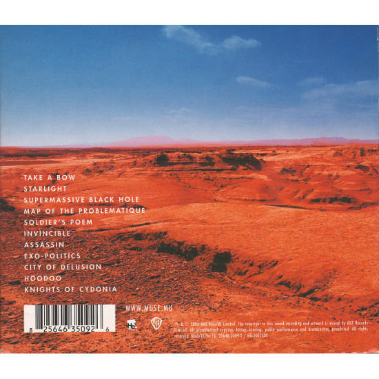 MUSE Black Holes & Revelations 2006год MUSE Black Holes & Revelations 2006год