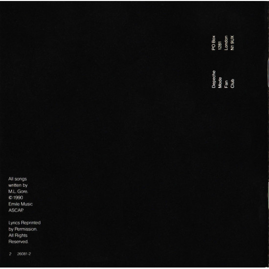 Depeche Mode – Violator (1990, США) Depeche Mode – Violator (1990, США)