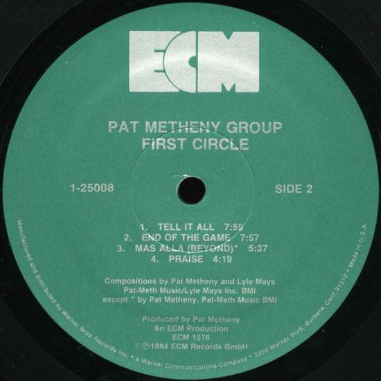 Pat Metheny Group - First Circle Pat Metheny Group - First Circle