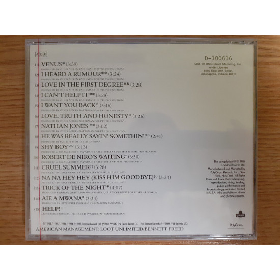 Компакт диск фирменный, новый, запечатанный CD Bananarama – The Greatest Hits Collection Компакт диск фирменный, новый, запечатанный CD Bananarama – The Greatest Hits Collection