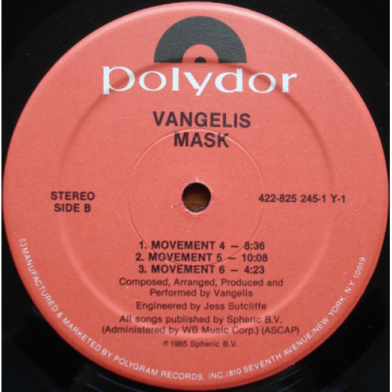 Vangelis – Mask Vangelis – Mask
