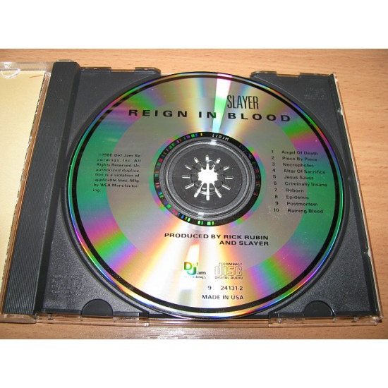 SLAYER - Reign In Blood (1986 Def Jam USA st press) SLAYER - Reign In Blood (1986 Def Jam USA st press)