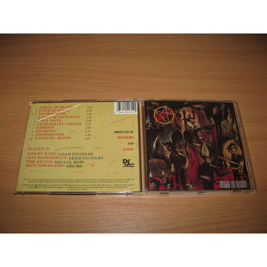 SLAYER - Reign In Blood (1986 Def Jam USA st press) SLAYER - Reign In Blood (1986 Def Jam USA st press)