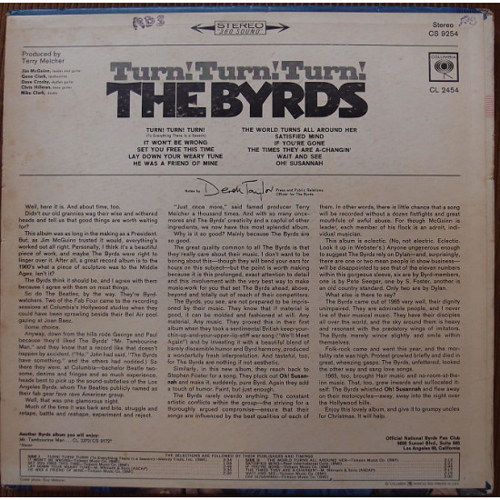 The Byrds – Turn! Turn! Turn! The Byrds – Turn! Turn! Turn!