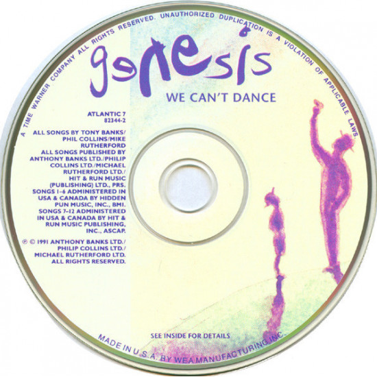 Genesis – We Cant Dance ( 1991, USA ) Genesis – We Cant Dance ( 1991, USA )
