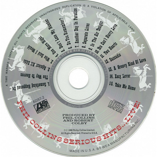 Phil Collins – Serious Hits...Live! ( 1990, USA ) Phil Collins – Serious Hits...Live! ( 1990, USA )