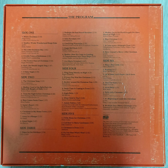 The Time-Life Treasury Of Christmas - 1986 - the threefold collection Dolly Parton, Luciano Pavarotti, Burl I The Time-Life Treasury Of Christmas - 1986 - the threefold collection Dolly Parton, Luciano Pavarotti, Burl I