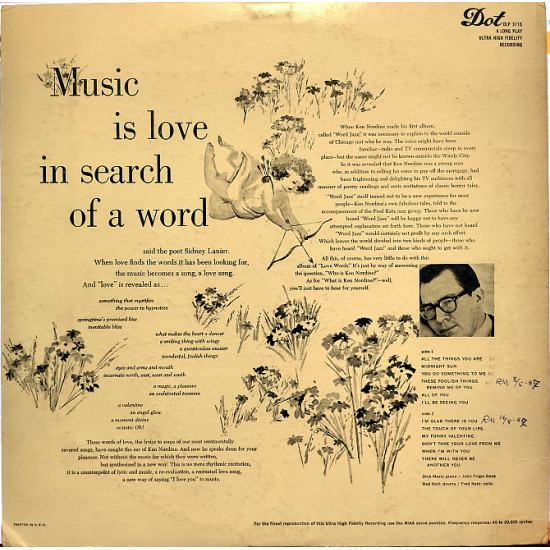 Ken Nordine – Love Words Ken Nordine – Love Words