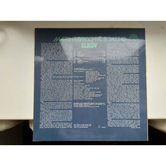 Martin Kratochvil & Jazz Q Elegy (Supraphon) Martin Kratochvil & Jazz Q Elegy (Supraphon)