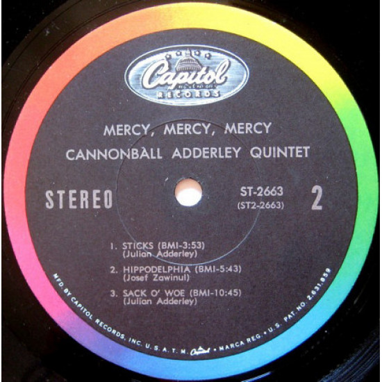 The Cannonball Adderley Quintet – Mercy, Mercy, Mercy! The Cannonball Adderley Quintet – Mercy, Mercy, Mercy!