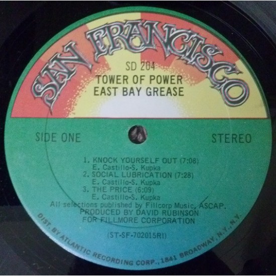 Tower Of Power East Bay Grease - 1970 - 1st press LP. Tower Of Power East Bay Grease - 1970 - 1st press LP.
