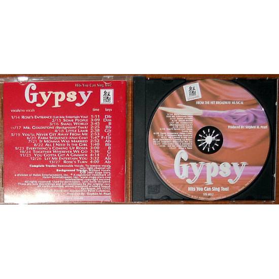 Gypsy – Hits you can sing too! (hit Broadway musical) (STS 6012 made in USA) Gypsy – Hits you can sing too! (hit Broadway musical) (STS 6012 made in USA)