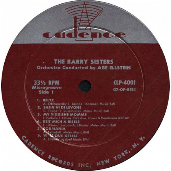 The Barry Sisters - The Barry Sisters Sing... (LP, Album, RE) The Barry Sisters - The Barry Sisters Sing... (LP, Album, RE)