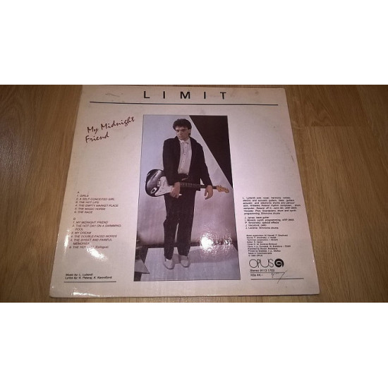 Limit (My Midnight Friend) 1985. (LP). 12. Vinyl. Plastinka. Laminate. Czechoslovakia. Limit (My Midnight Friend) 1985. (LP). 12. Vinyl. Plastinka. Laminate. Czechoslovakia.