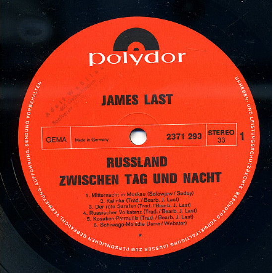 James Last Russland Zwischen Tag und Nacht James Last Russland Zwischen Tag und Nacht